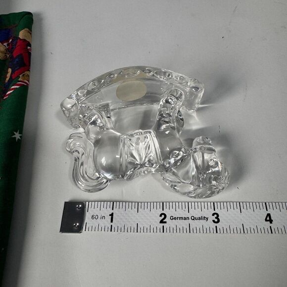 Vintage 1970's Princess House Lead Crystal "Randy The Rocking Horse" euc - Picture 6 of 7
